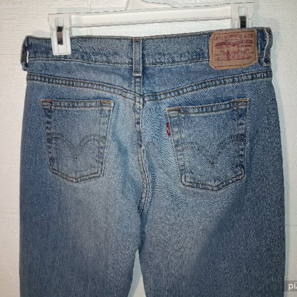 Levi's 515 Boot Cut Women's Size 8M Medium Wash Western Cotton Stretch Jeans - Picture 7 of 8